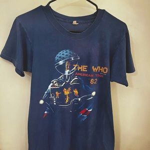Vintage Screen Stars The Who 1982 American Tour Tee Shirt.